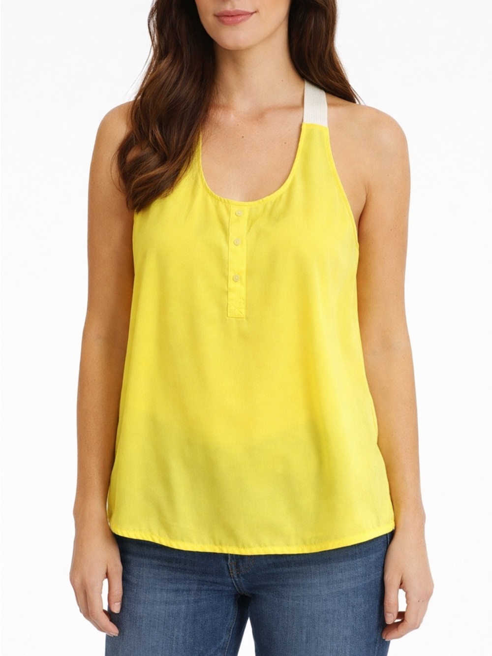 Bar III yellow racer back